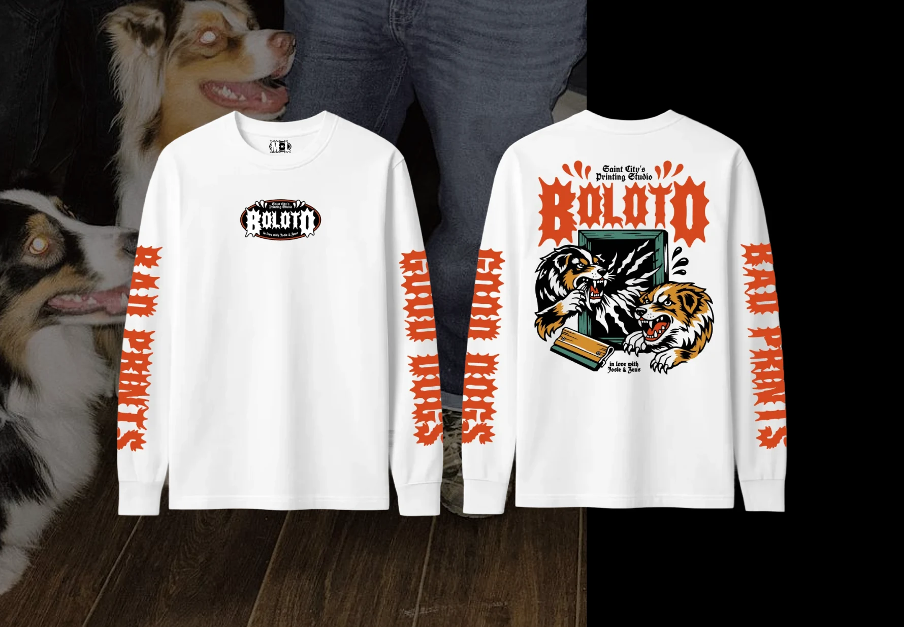 Long-format print design