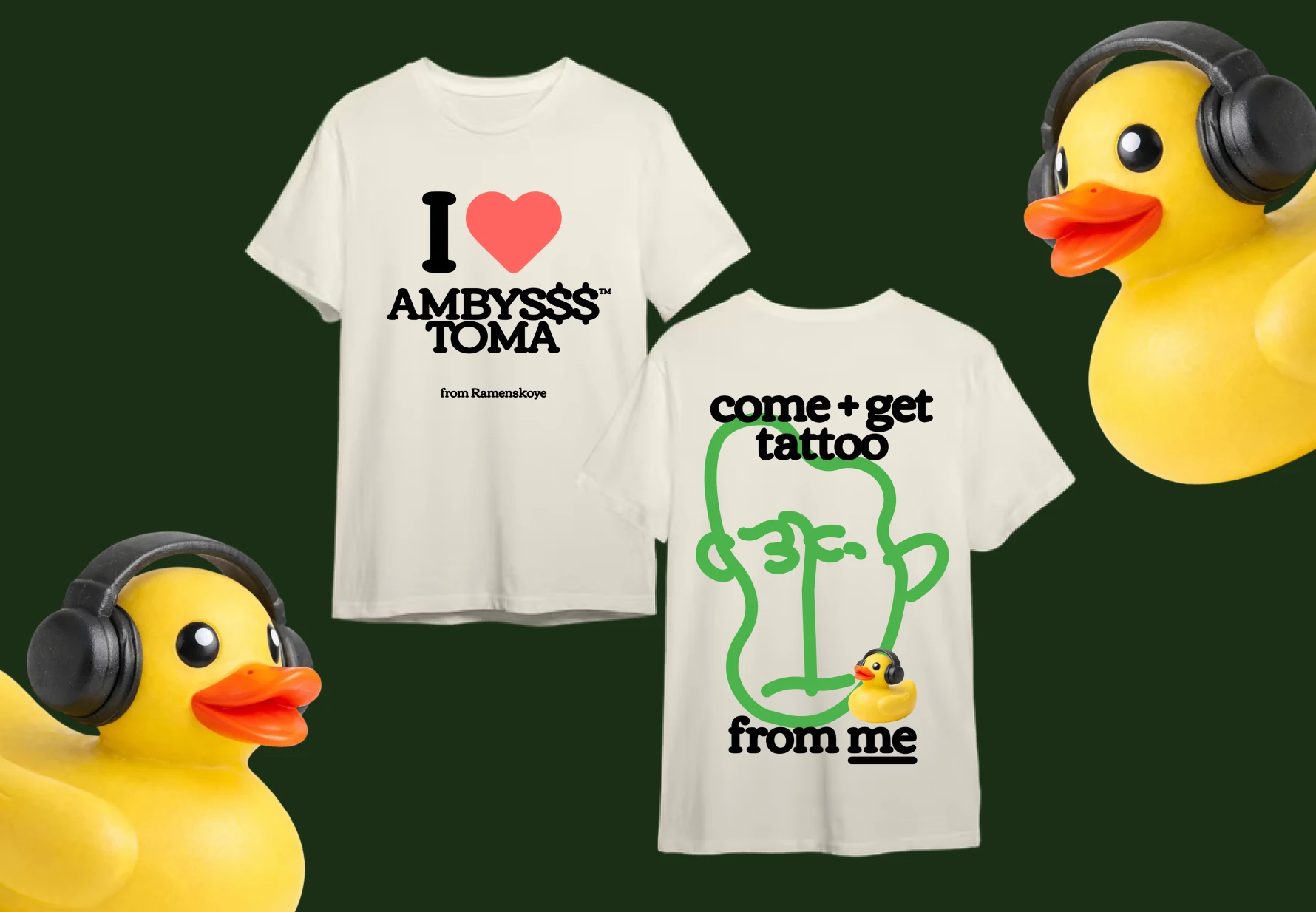 Printed T-shirt design